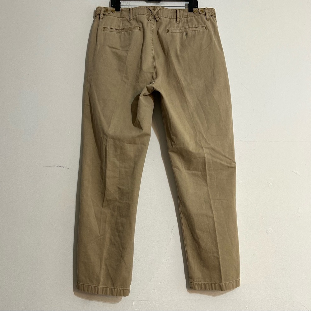 Alex Mill Vintage Washed Straight Leg Chino Pants Faded Khaki Size 38L - Picture 3 of 11